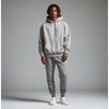 Grey Oversized Basic Over The Head Hoodie
