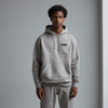 Logo Print Grey Hoodie