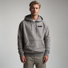 Logo Print Grey Hoodie