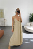Sleeveless V-Neck Slip Maxi Dress