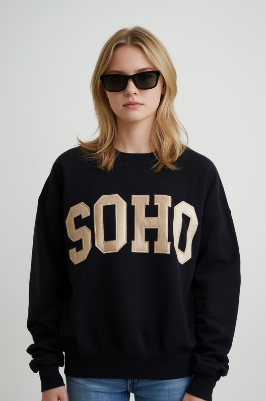 Black Soho Sweatshirt Black Soho Sweatshirt