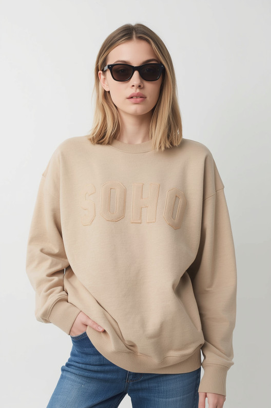 Beige Soho Sweatshirt Beige Soho Sweatshirt