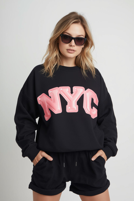 Puff Print NYC Sweatshirt