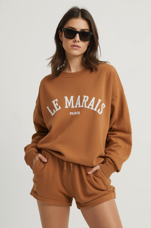 Le Marais Paris Sweatshirt Le Marais Paris Sweatshirt