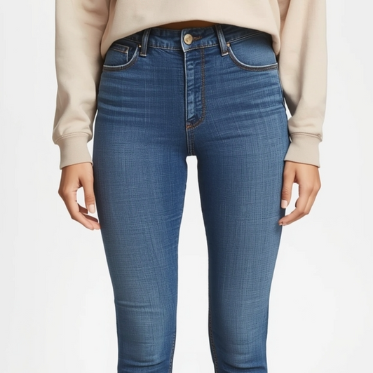 Blue Sculpt Skinny Jeans