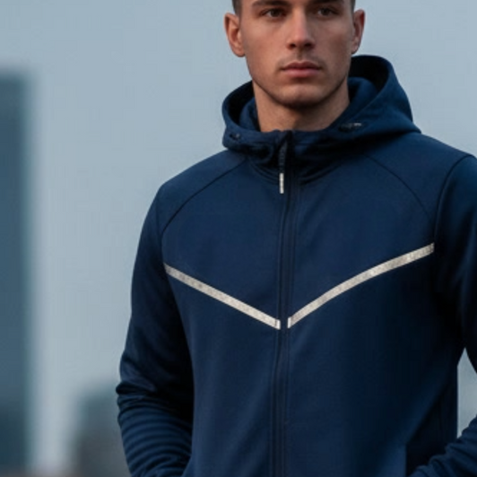 Tape Tracksuit in Navy
