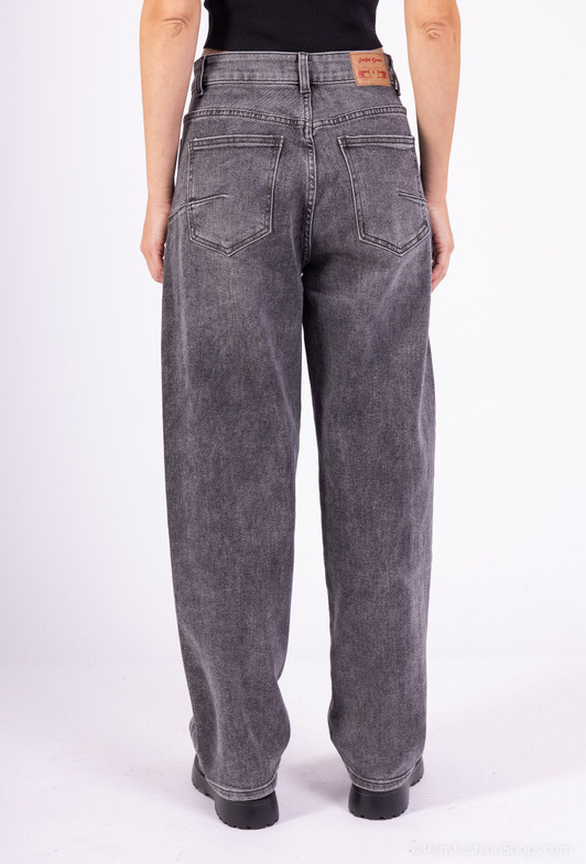 Grey Denim Balloon Jeans