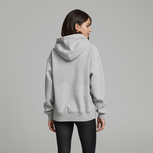 Leggings & Hoodie Set - Light Grey