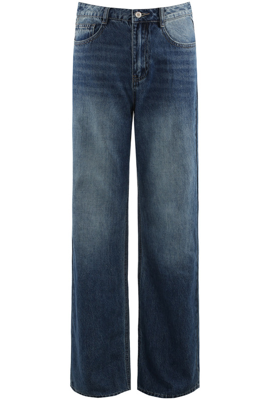 Embroidered NY Boyfriend Jeans