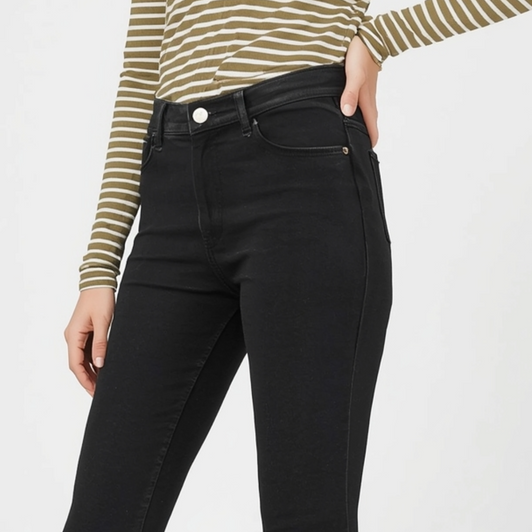 Black Skinny High Waist Jeans