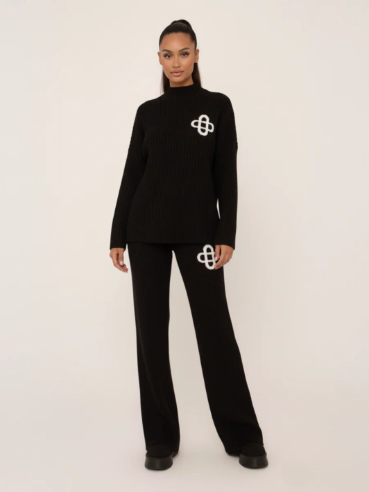 Ribbed Knit Lounge Set