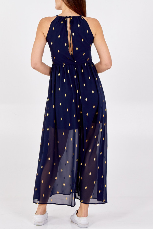 Halter Neck Maxi Dress