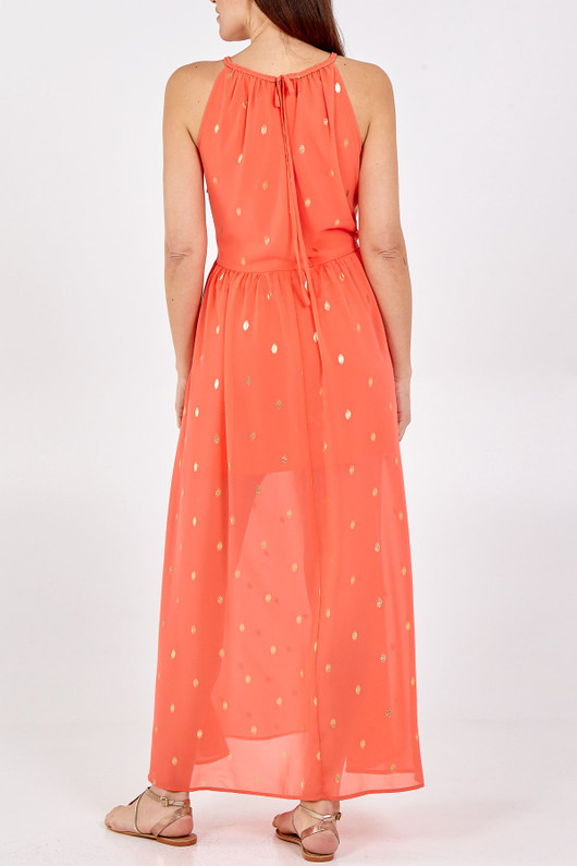 Halter Neck Maxi Dress