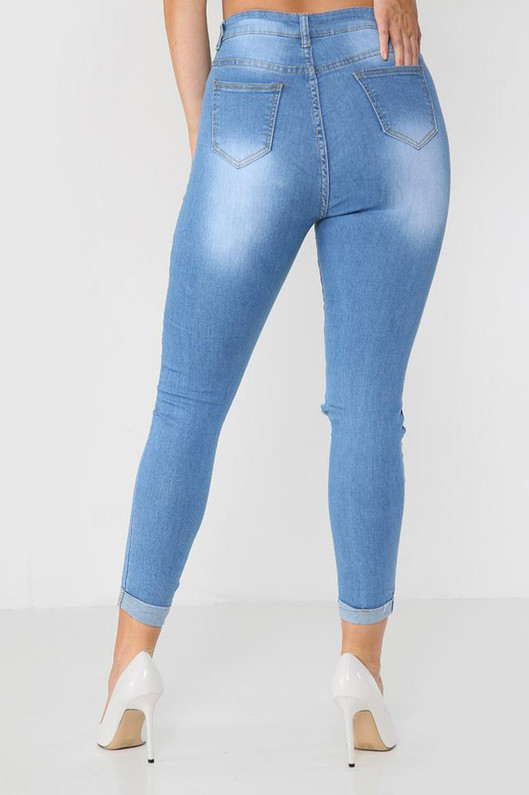 Distressed Skinny Jeans