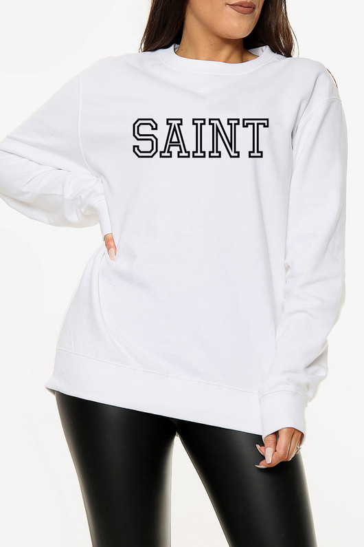 Oversized Sweatshirt white