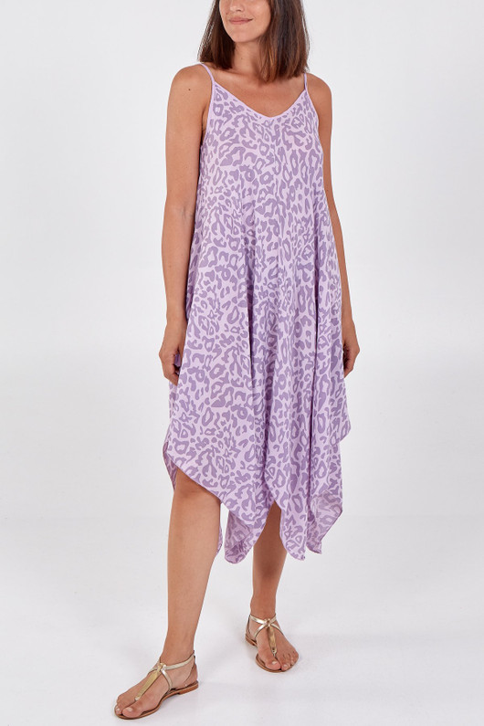 Leopard Print Midi Dress
