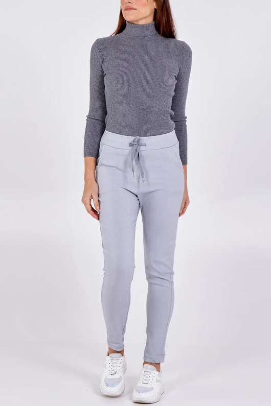 Women's Plain Smart Stretch Trouser