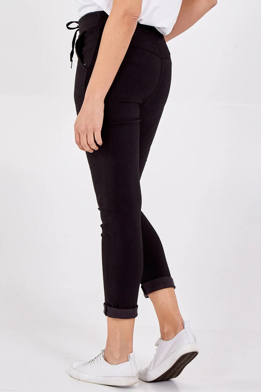 Magic Plain Smart Non-Crush Trouser - Black
