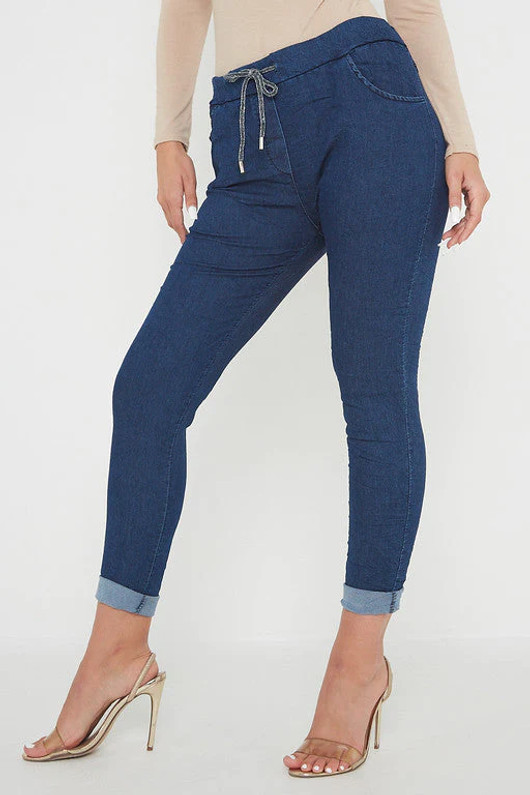 Dark Denim Magic Pant Trousers