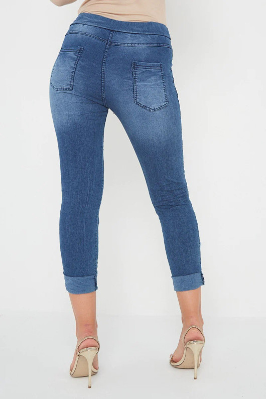 Frayed Denim Magic Trousers