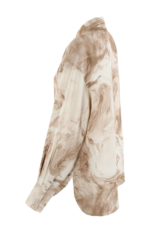 Marble Print Blouse