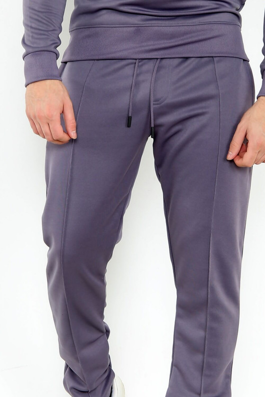 Basic Crew Neck Sweatshirt Tracksuit Grey