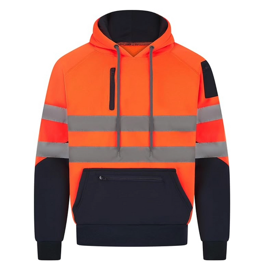hi vis hoodie orange