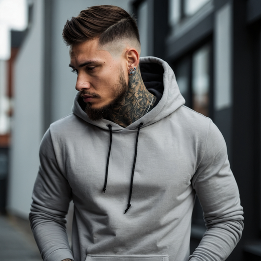 Pullover Grey Hoodie