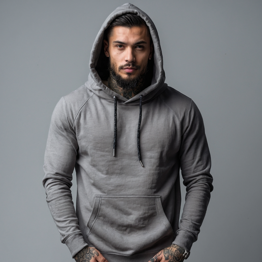 Pullover Grey Hoodie