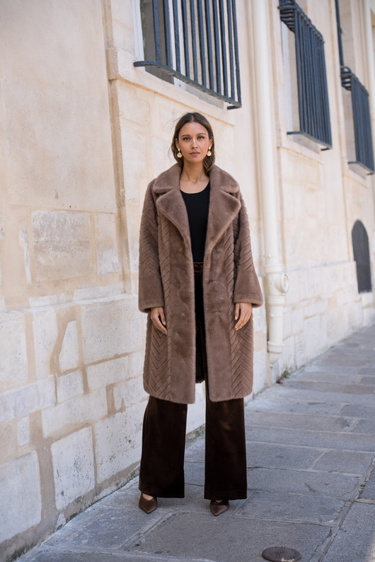 Long Faux Fur Coat