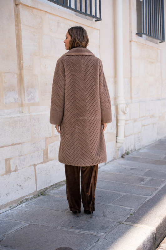 Long Faux Fur Coat
