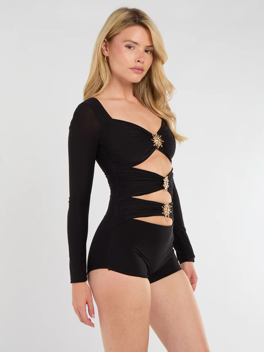 Cut Out Detail Playsuit
