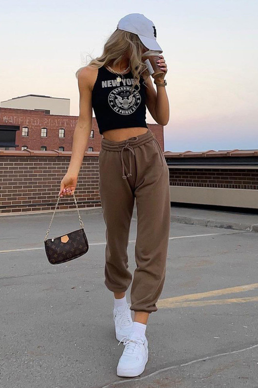 Brown Sweatpants