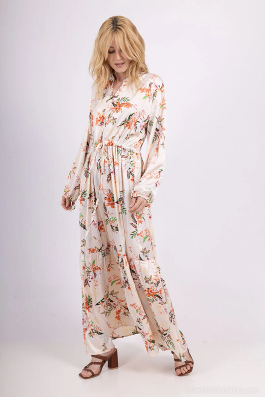 Long floral dress