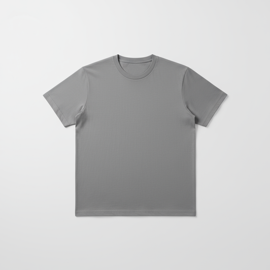 Grey Blank Boxy Fit T-Shirt 190GSM