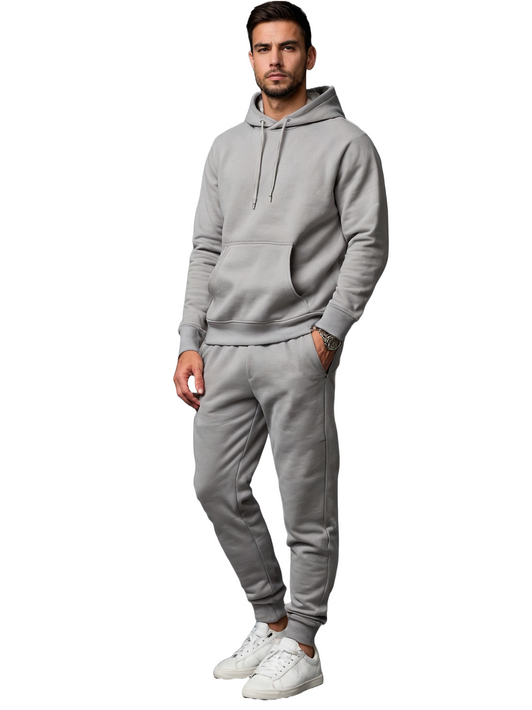 Grey Fleece Tracksuit Wholesale