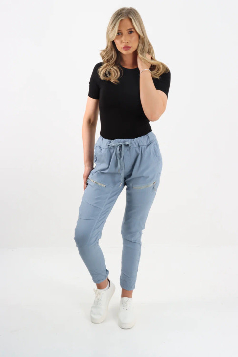 Denim Pocket Magic Trousers