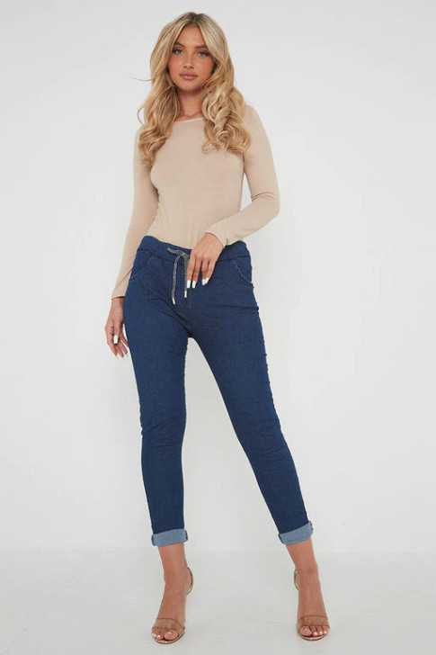 Dark Denim Magic Pant Trousers