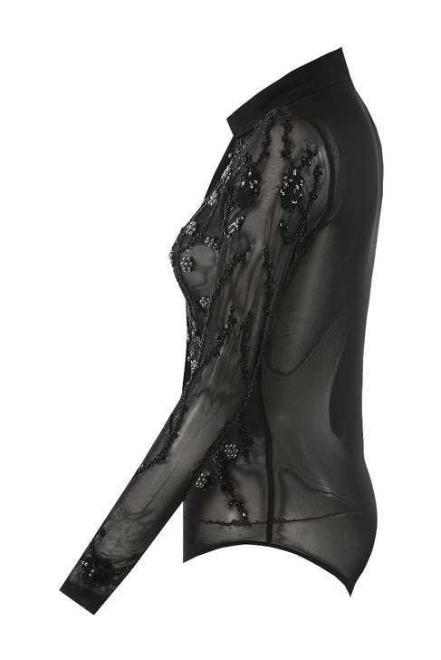 Embellished Bodysuit Long Sleeve
