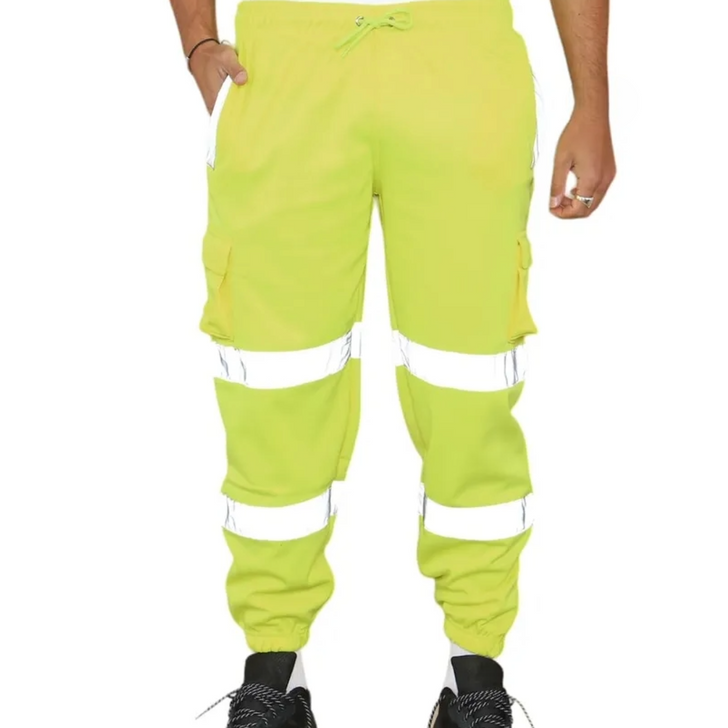 yellow Hi Vis Fluorescent Fleece Trousers