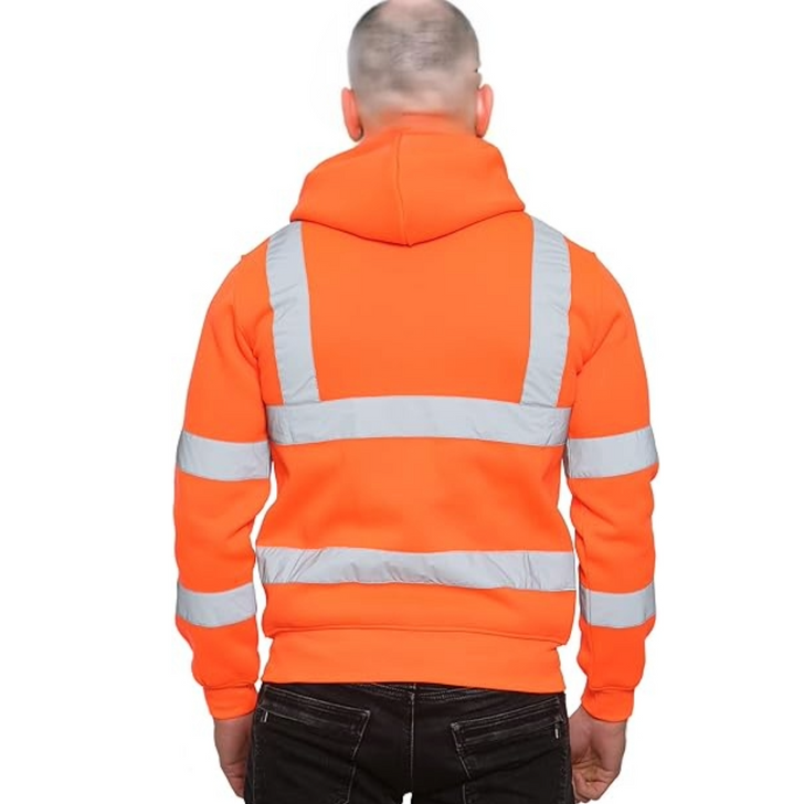 Hi Vis Hoodie - Bright Orange