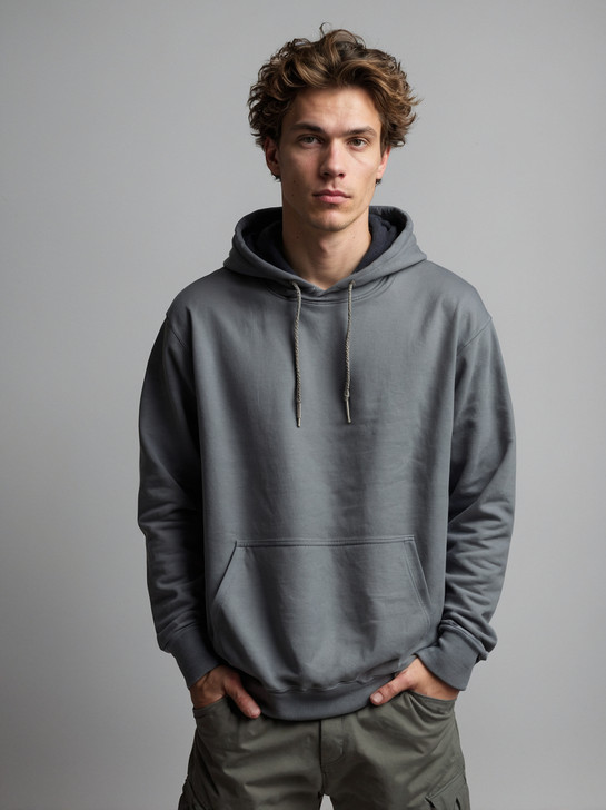 Premium Slate Grey Hoodie