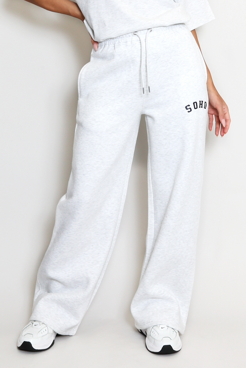 Grey Wide Leg Jogger