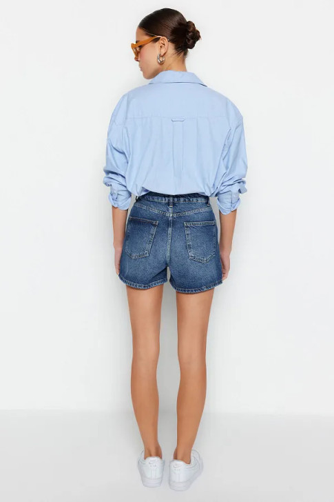 Blue Denim City Shorts