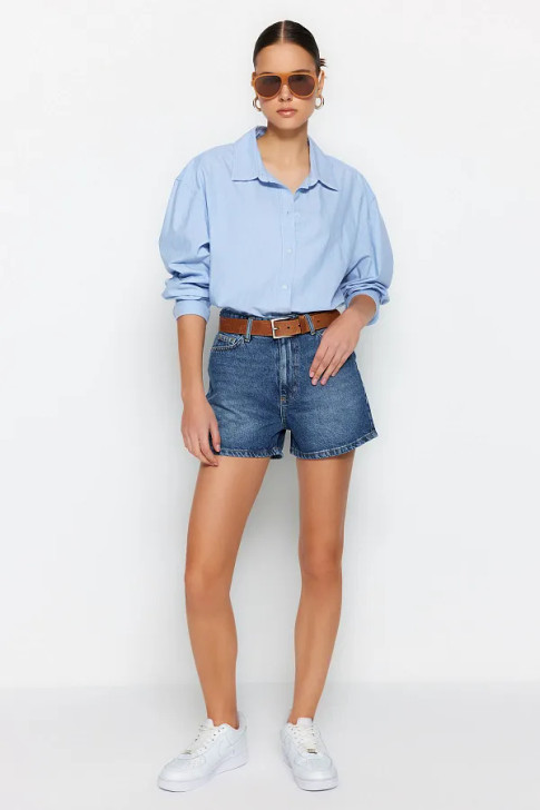 Blue Denim City Shorts