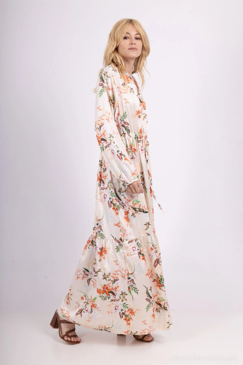 Long floral dress