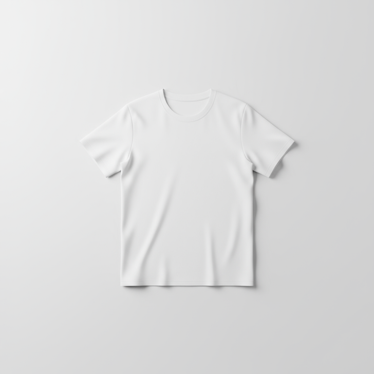 White Blank Boxy Fit T-Shirt 190GSM