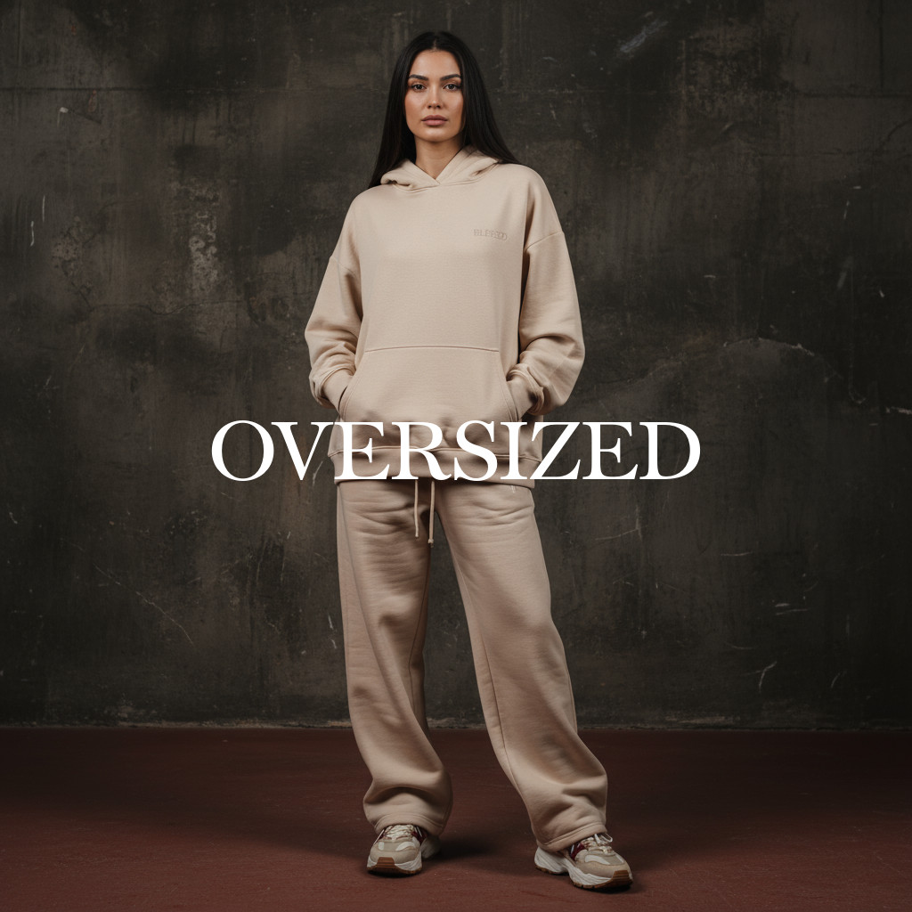 OVERSIZED fleece tracksuits