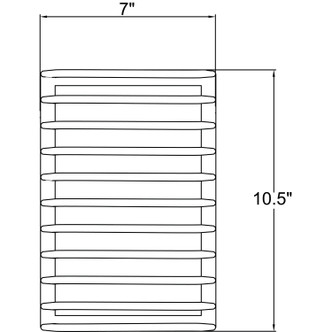 Bermuda LED Bulkhead (20010LEDDMGLP-WH/RFR)