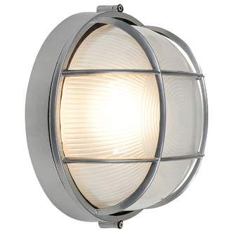 Nauticus Round Dual Mount One Light Bulkhead (20296-SAT/FST)